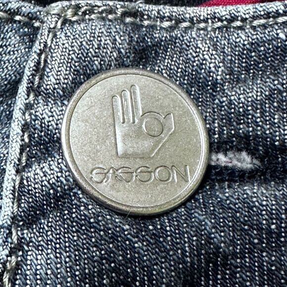 Sasson Jeans Women's Sz‎ 10 Bootcut Boogie Y2K Vintage Embroidered Ooh La La - Picture 6 of 12